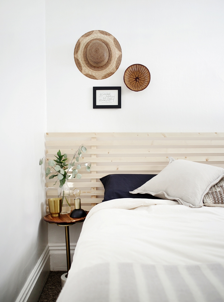 Diy deals timber bedhead