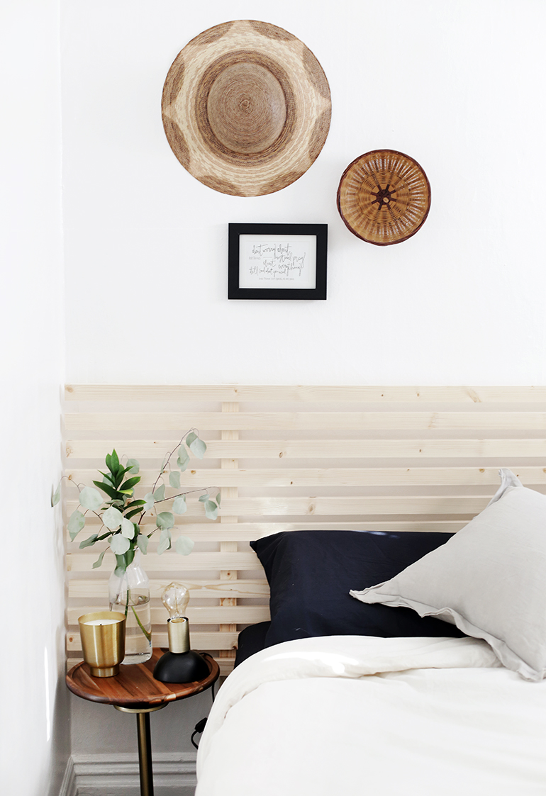 Diy Wood Slat Headboard The Merrythought