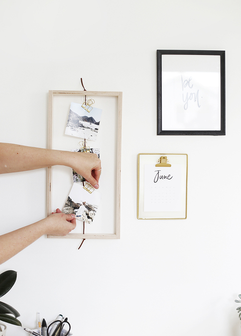 DIY Open Photo Frame - The Merrythought