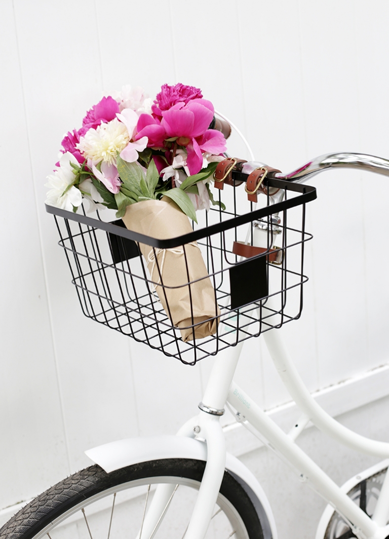 Homemade bike online basket