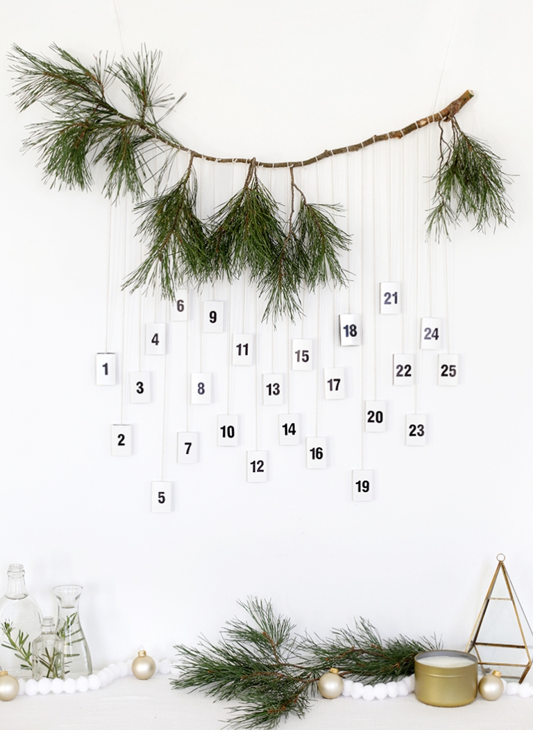 DIY Modern Matchbox Advent Calendar @themerrythought