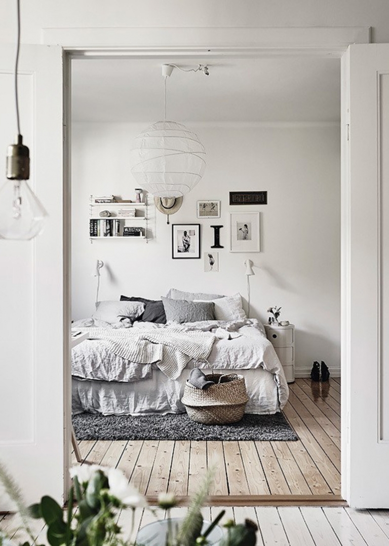 Minimal Scandinavian Bedrooms