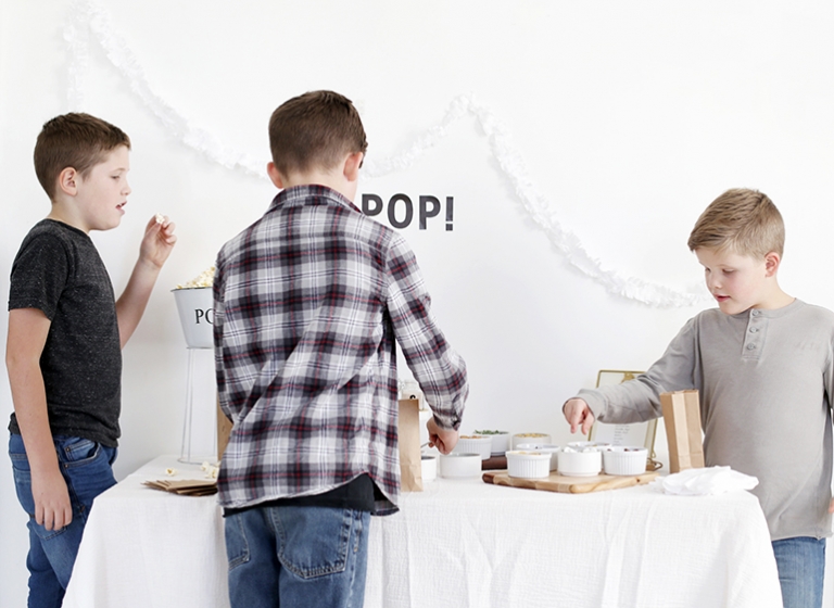 Popcorn Bar + Family Game Night @themerrythought