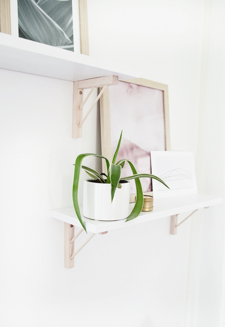 wood shelf brackets diy