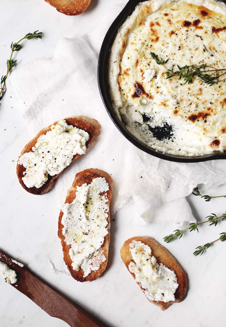 Baked Goat Cheese Dip @themerrythought