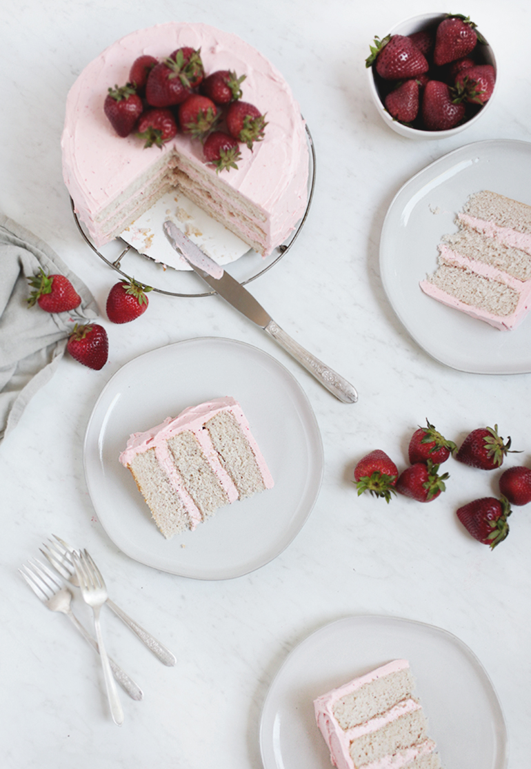 Strawberry Cake @themerrythought