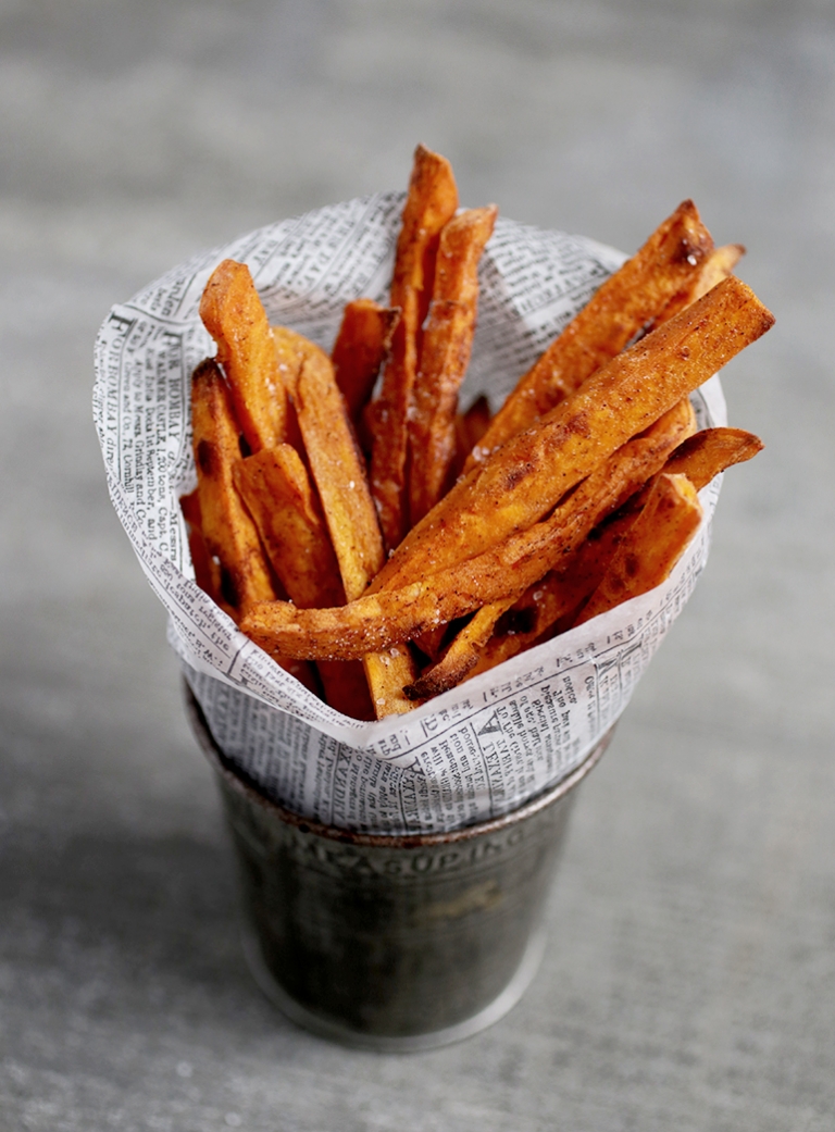 Baked Sweet Potato Fries with Greek yogurt Ranch - Danilicious