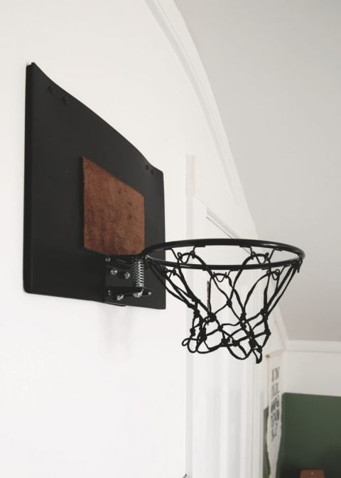 Basketball Hoop Indoor Wood Basketball Goal Gray With Black 