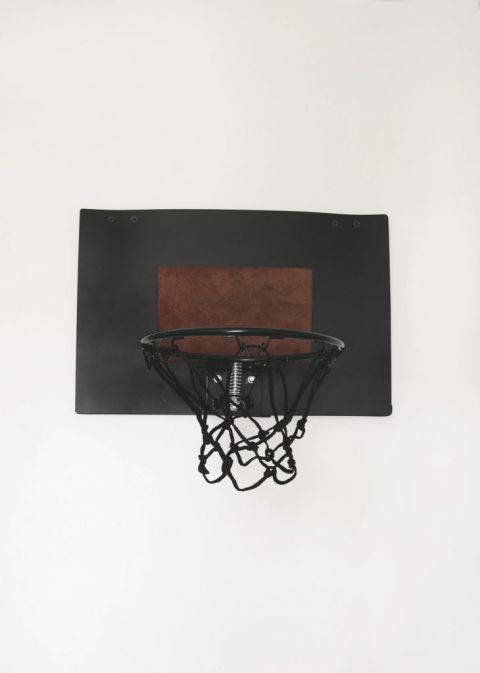 Basketball Hoop Makeover - DIY Indoor Basketball Hoop Makeover