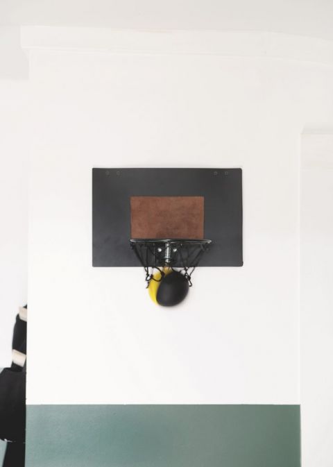 Basketball Hoop Makeover - DIY Indoor Basketball Hoop Makeover