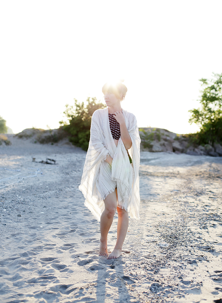 DIY Scarf Beach Shawl The Merrythought