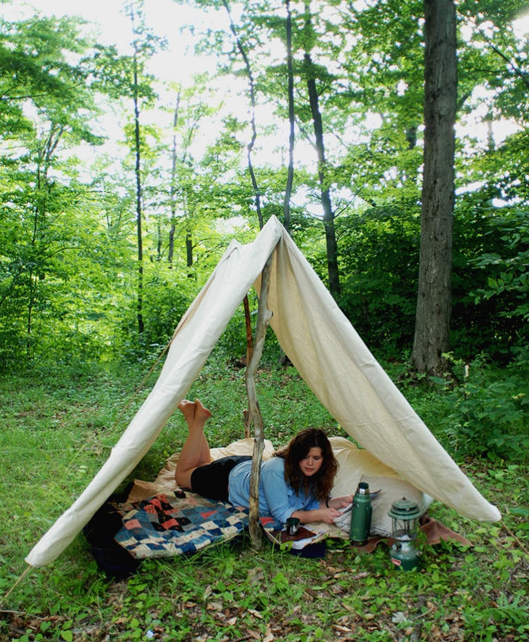 DIY Canvas Tent @themerrythought