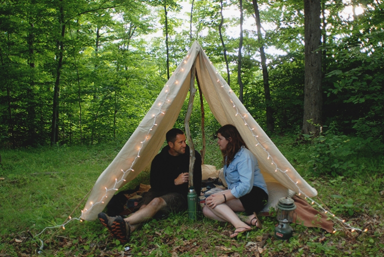 DIY Canvas Tent @themerrythought