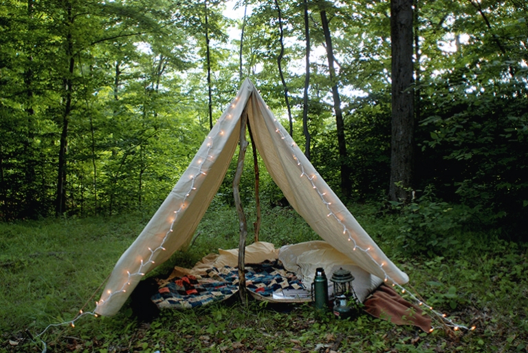 DIY Canvas Tent @themerrythought