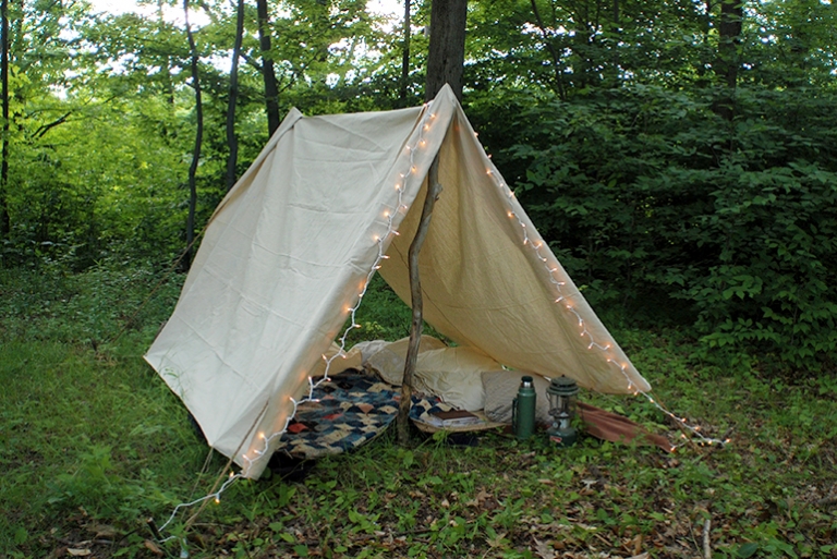 DIY Canvas Tent @themerrythought