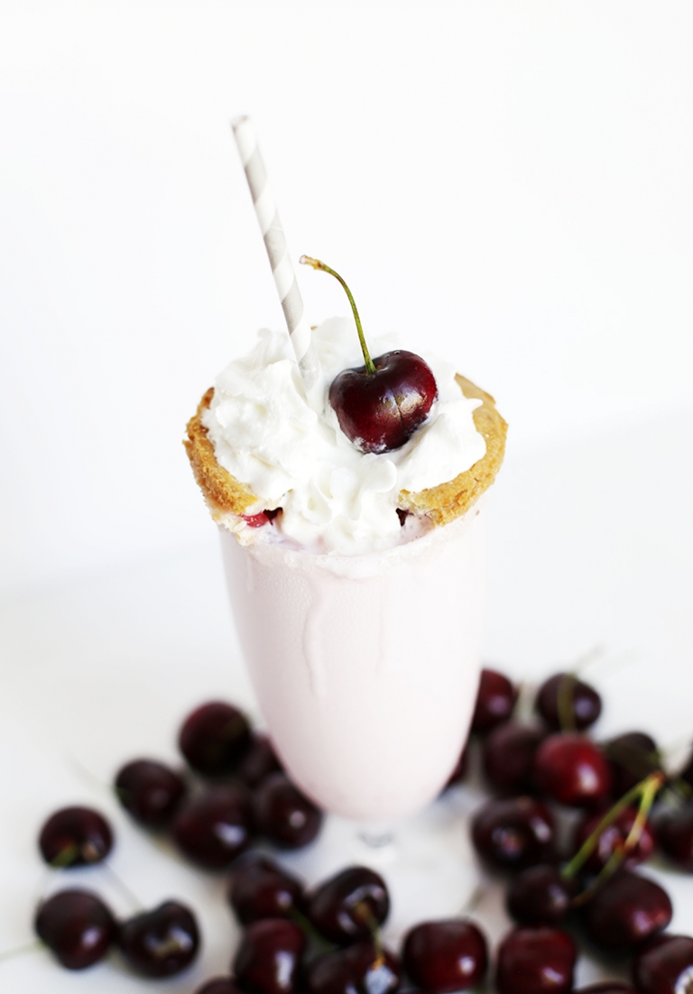 Cherry Pie Milkshake @themerrythought with @perrysicecream