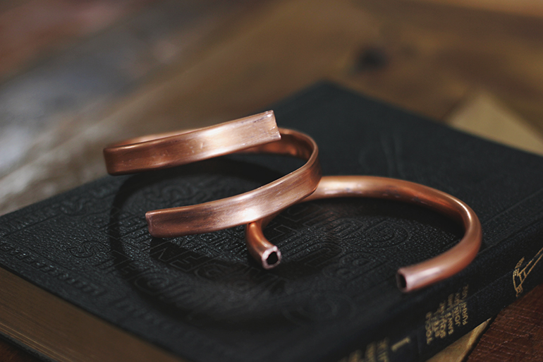 DIY Copper Cuff @themerrythought