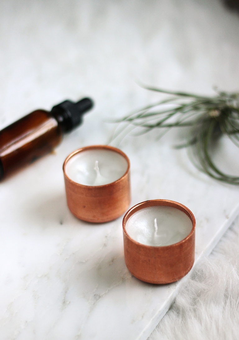 DIY Copper Candle @themerrythought