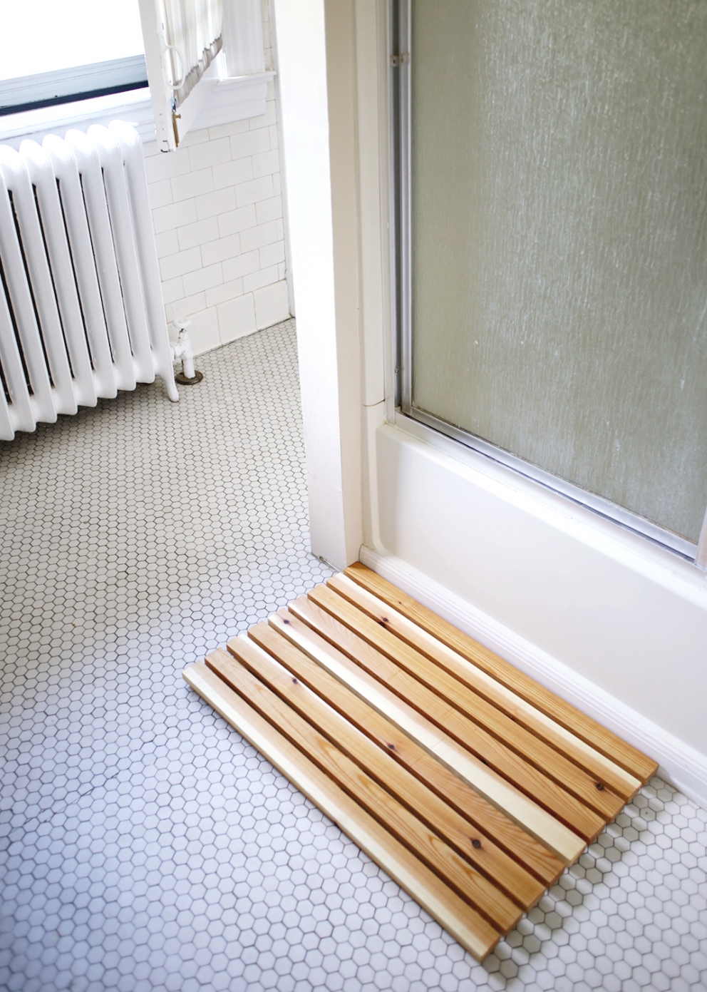 DIY Cedar Bath Mat The Merrythought