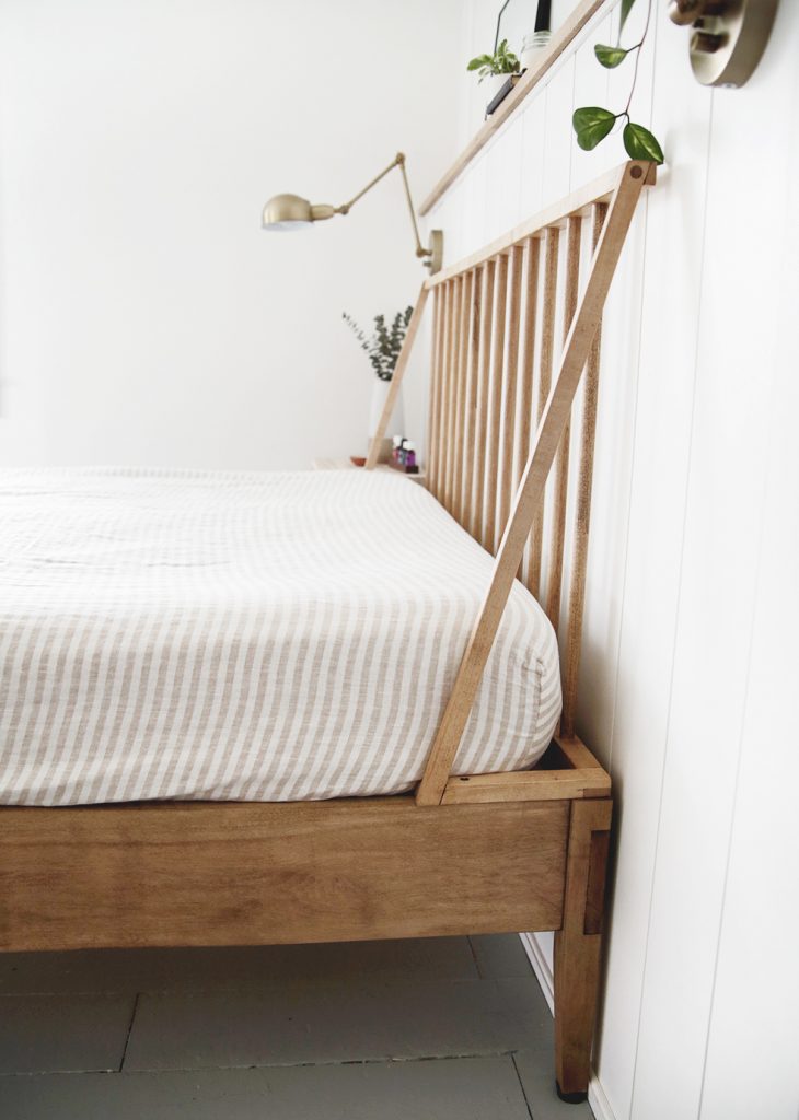 DIY Wood Dowel Headboard Learn How To Make a Simple Headboard