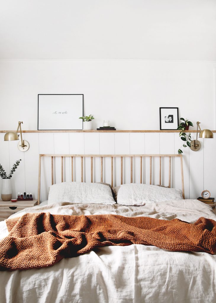 DIY Wood Dowel Headboard Learn How To Make a Simple Headboard