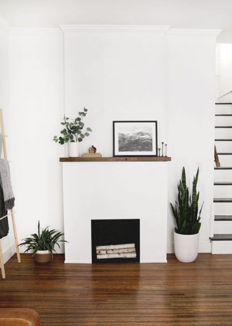 How To Build Movable Fireplace With Electric Insert