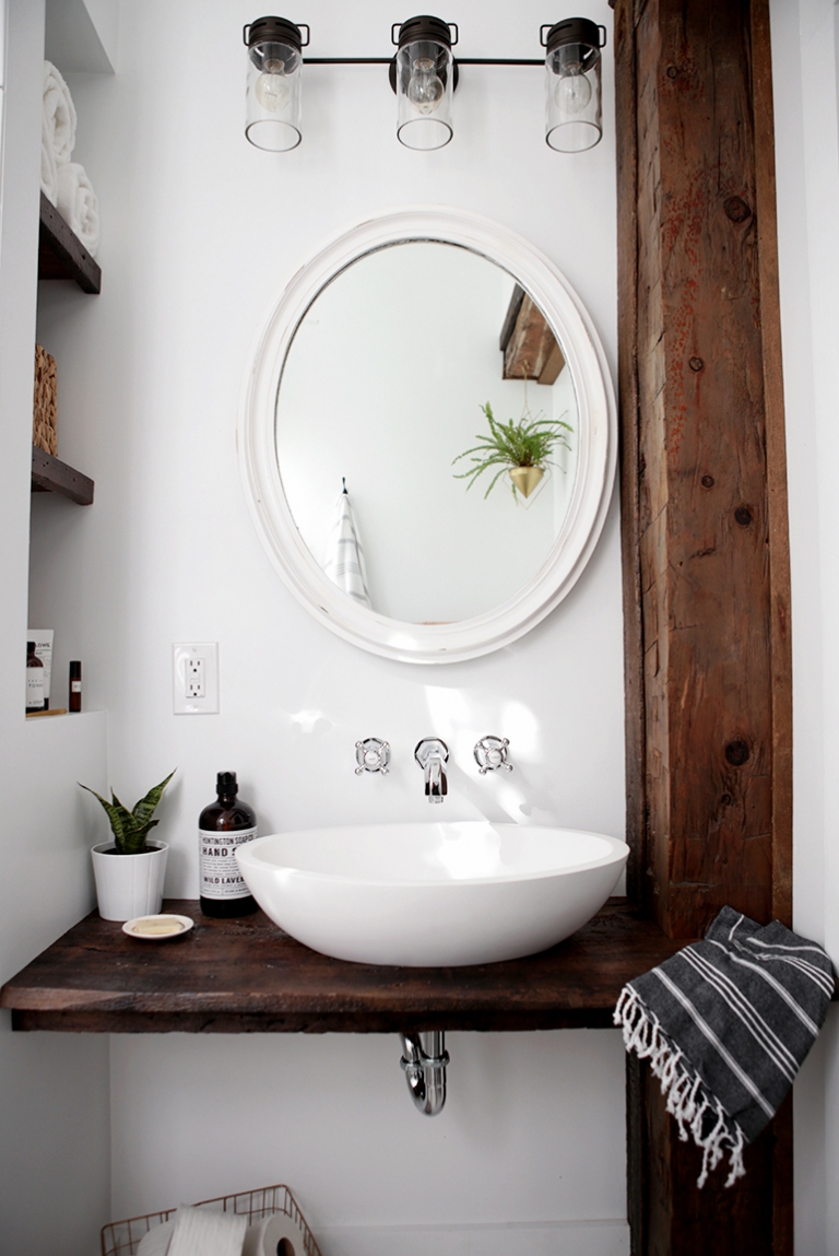 How To Install A Bathroom Sink Floating Shelf