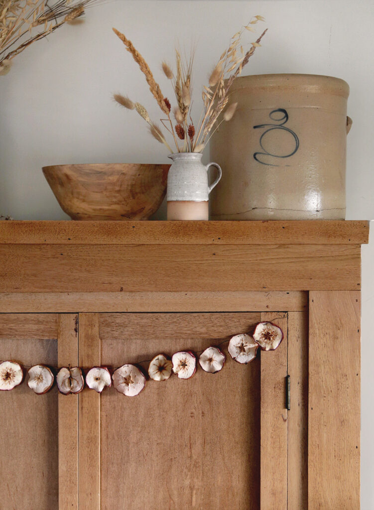 How to Make a Dried Apple Garland