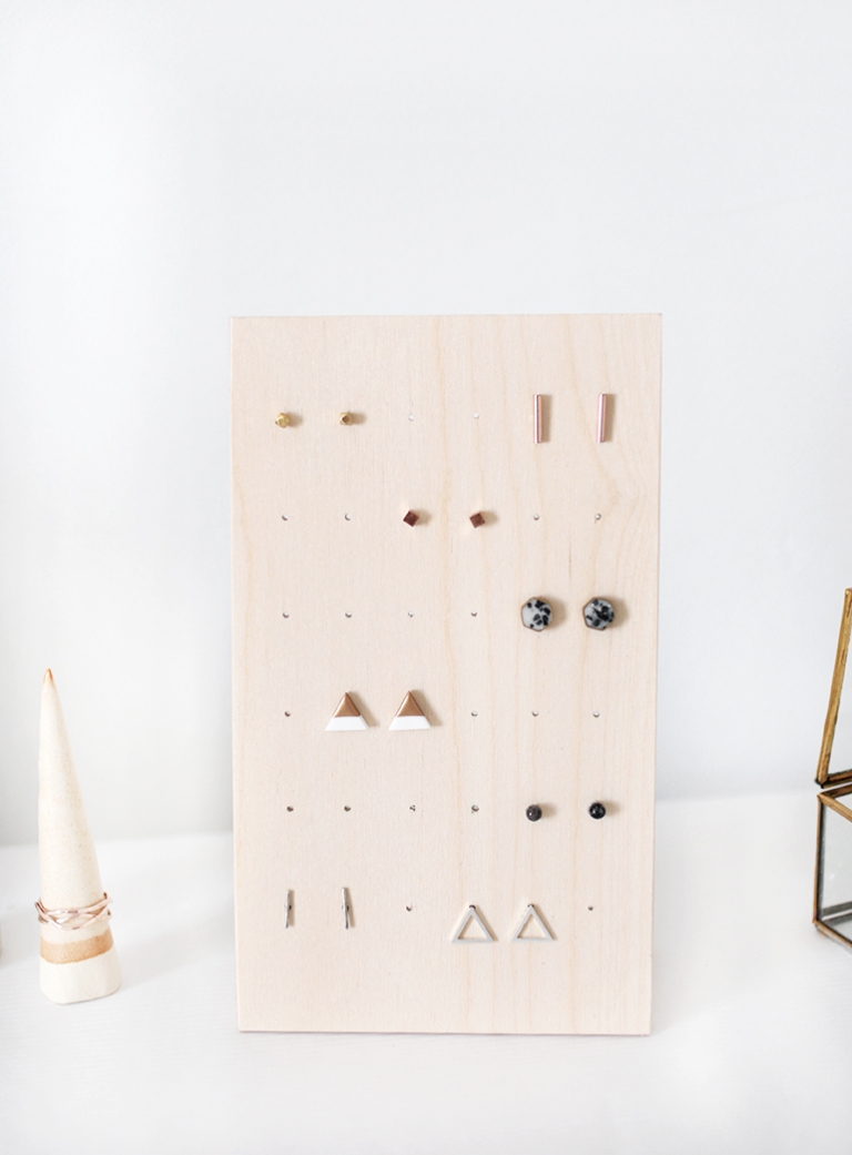 DIY Jewelry Holder - How To Build A Simple Organizer - Anika's DIY Life