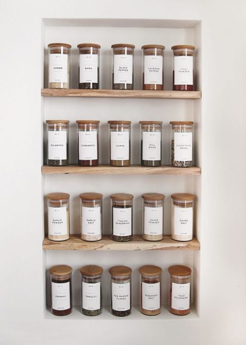 Use These Free Printable Spice Jar Labels to Keep Your Kitchen Organized