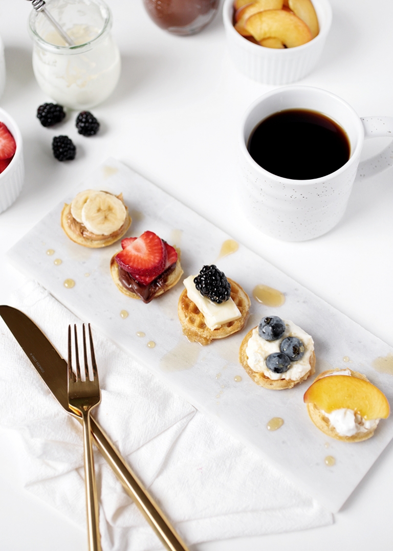 Mini Waffle Bites @themerrythought