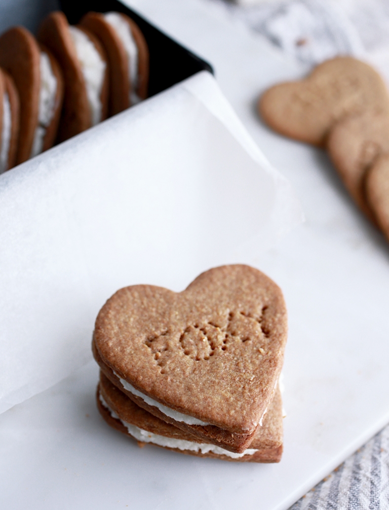 Graham Cracker Conversation Hearts @themerrythought