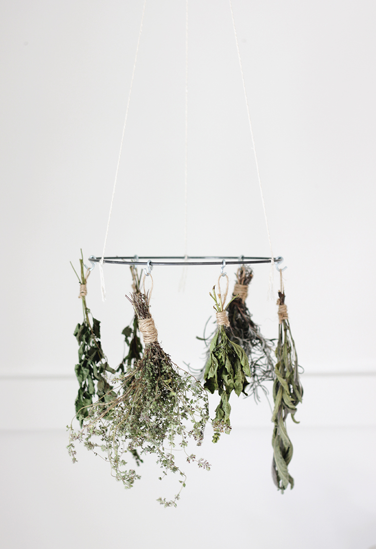 DIY Herb Drying Rack - Seams Like a Story