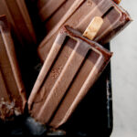 fudgesicles in black pan