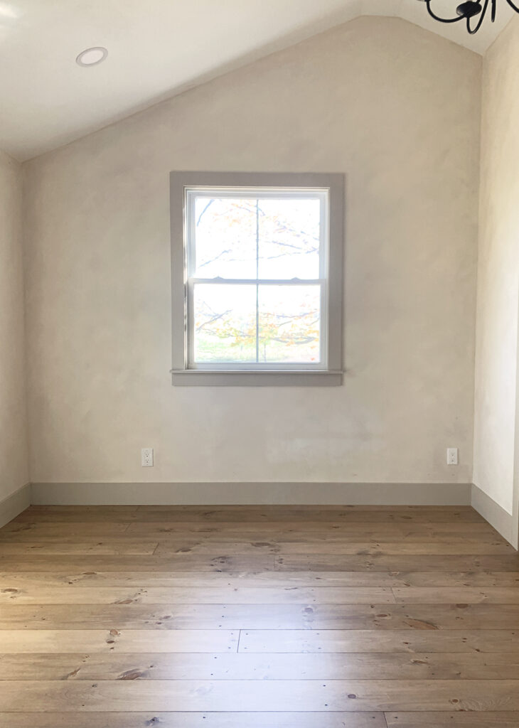 How We Stained and Installed our Pine Floors