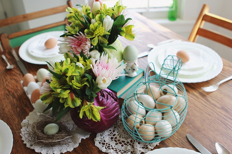 A Simple Easter Centerpiece - The Merrythought