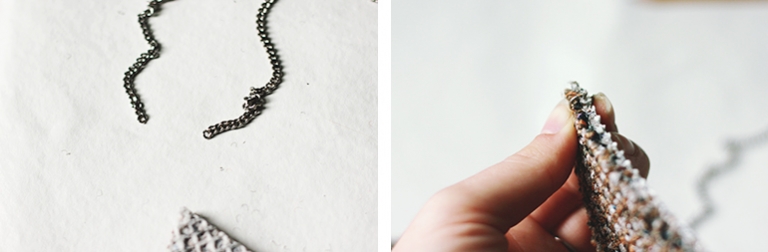 Triangle Carpet Necklace