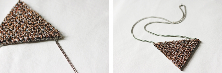 Triangle Carpet Necklace