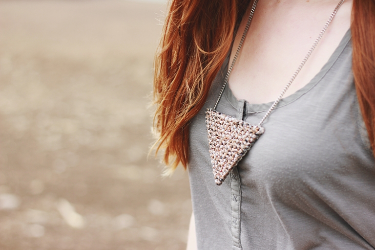 Triangle Carpet Necklace