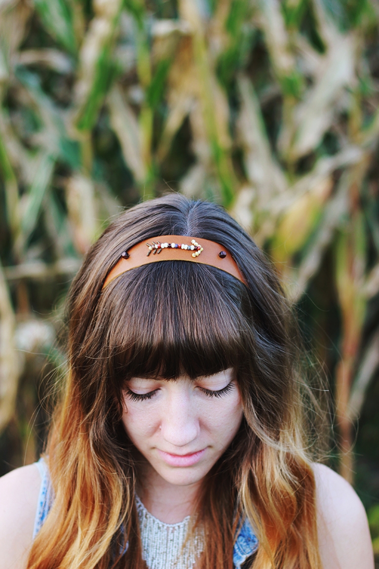 DIY Leather Headband | The Merrythought