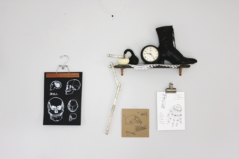 DIY Skeleton Wall Hanging | The Merrythought
