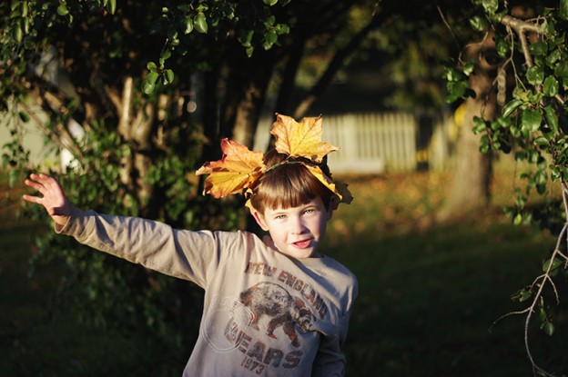 DIY Leaf Crown - The Merrythought