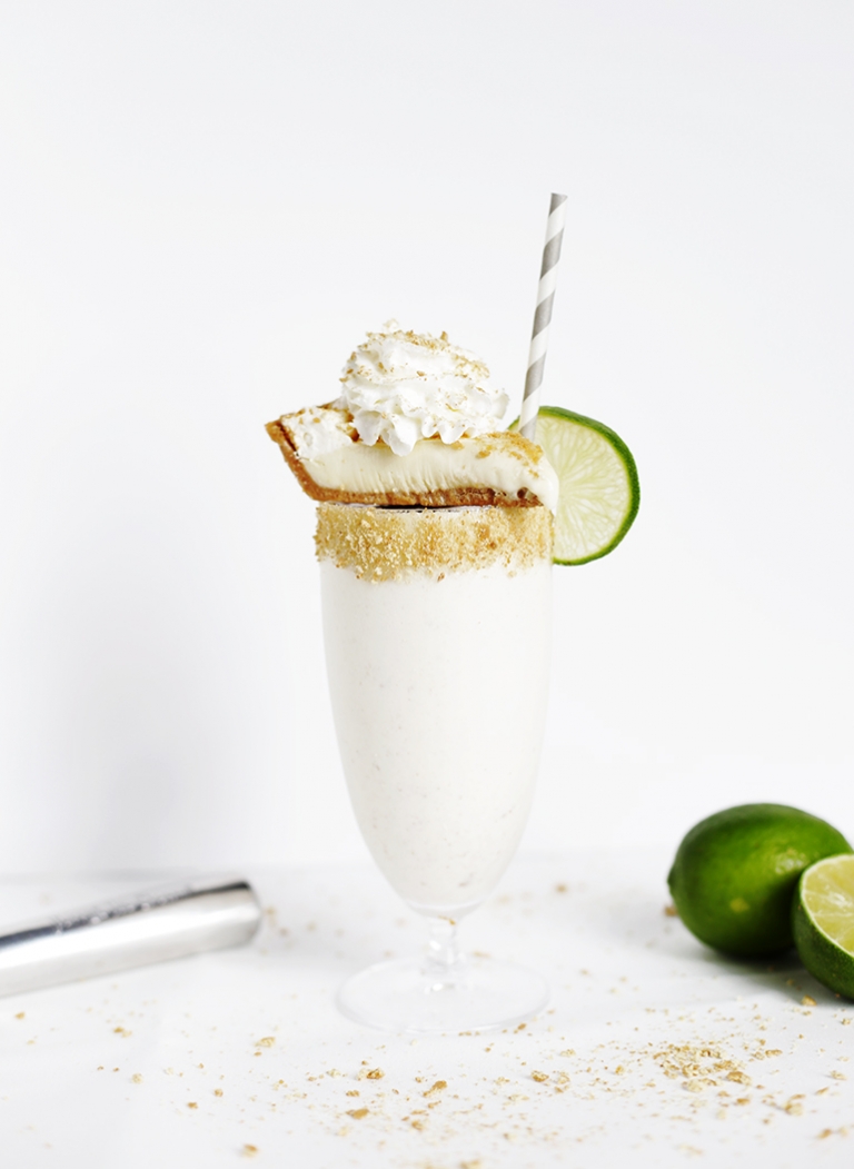 Key Lime Pie Milkshake @themerrythought with @perrysicecream