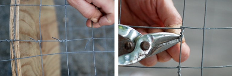 DIY Wire Laundry Hamper @themerrythought