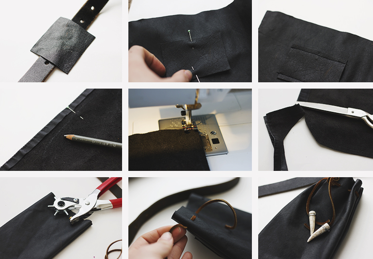Diy Leather Pouch The Merrythought - Diy Leather Belt Bag
