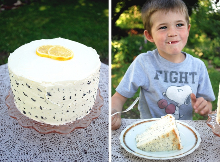 Lemon Poppyseed Cake // The Merrythought