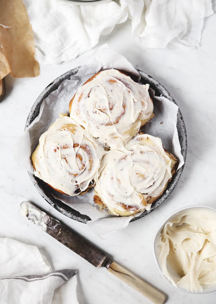 Maple Cinnamon Rolls with Maple Cream Cheese Frosting