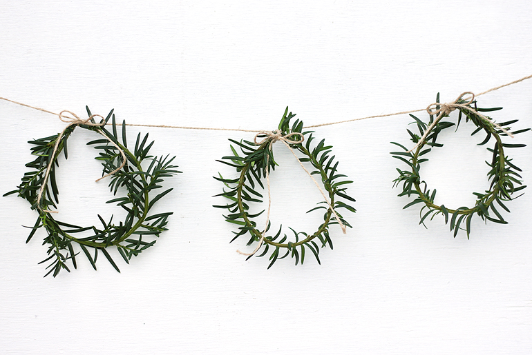 Mini Wreath Garland The Merrythought