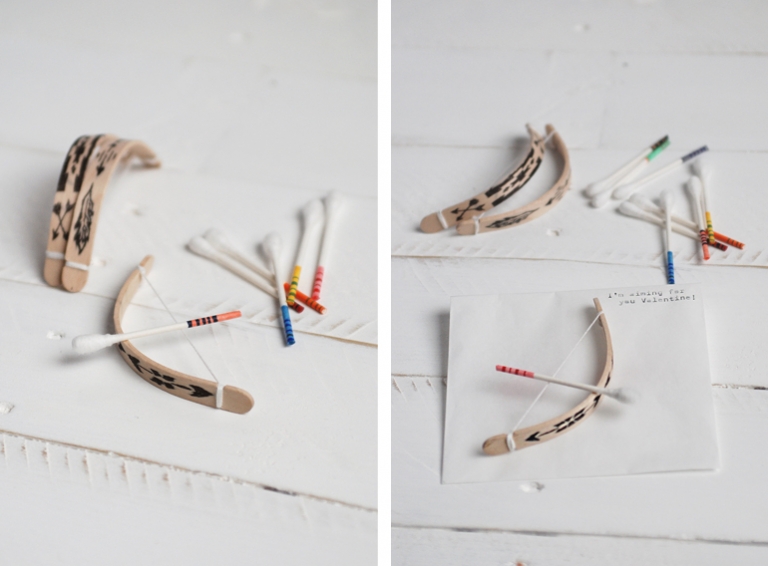Mini Bow & Arrow Valentine @themerrythought
