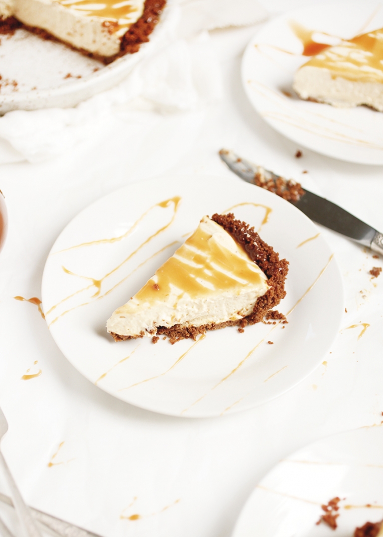 No-Bake Pumpkin Cheesecake Pie @themerrythought